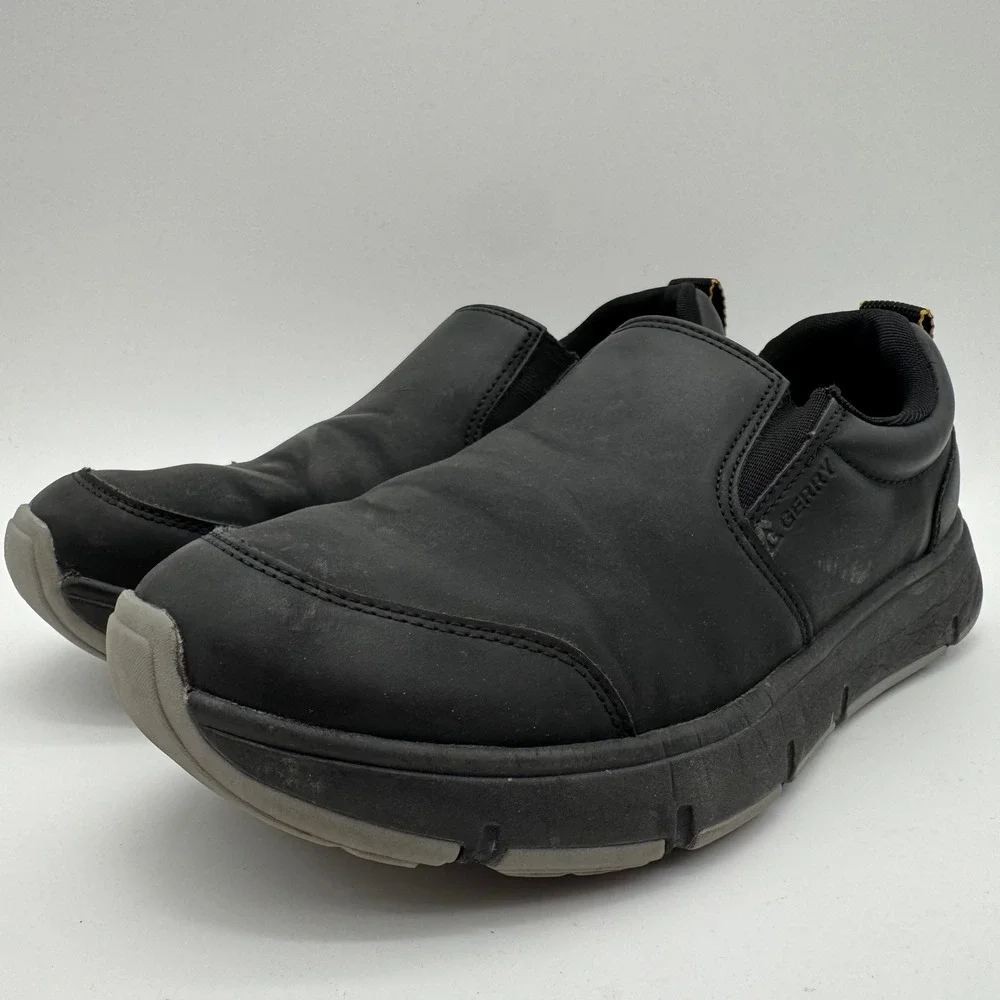 Gerry Men's Size‎ 11 Black Moc II Slip On Casual Comfort Shoes
